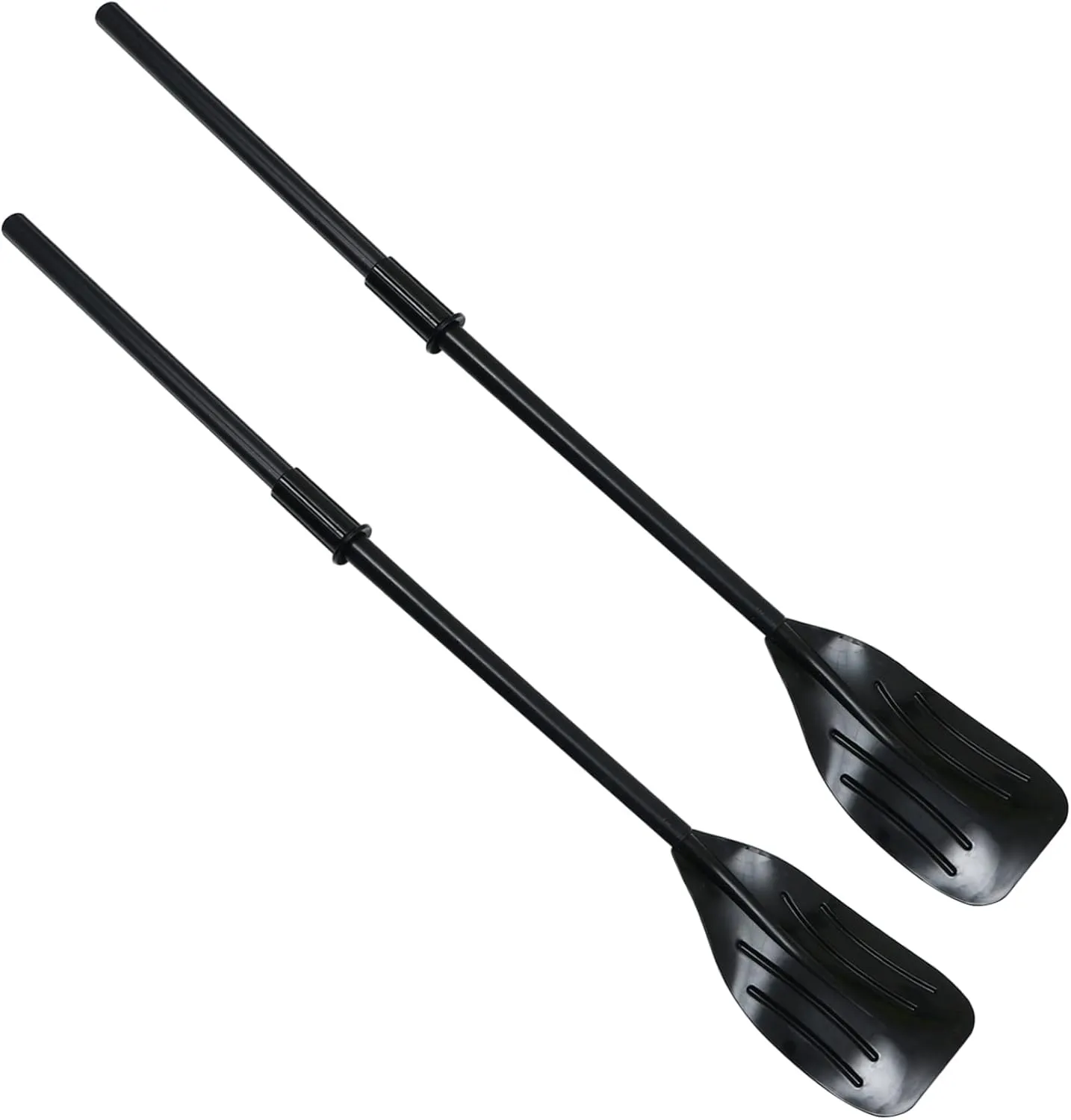 Happyyami 2Pcs Durable Kayak Paddle Set Portable Detachable Oars for Canoeing Boating Professional Boat Accessories for Inflatable Rafts Kayaks