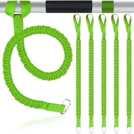 HESTYA 6 Pieces Kayak Paddle Leash Stretchable Paddle Rope Nylon Adjustable Kayak Coiled Rod Leash Lanyard Kayak Traction Rope for Kayak Canoe SUP Paddles Surfboard Fishing Poles Rods Accessories