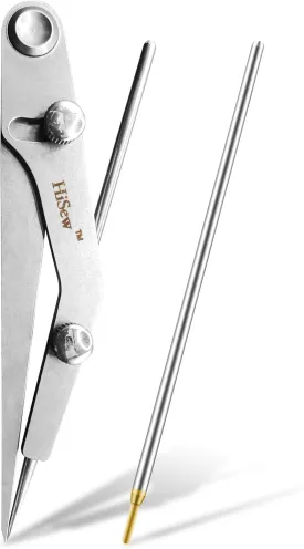 Hisew- Wing Divider for Leather,Professional Leather-Working Edge Marking Tools, Leather-Craft and Supplies