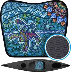 Hornet Watersports Kayak Seat Cushion - Turtle Design Kayak Seat Pad Compatible with Kayak, Canoe and Boat. Kayaking Accessories for Women