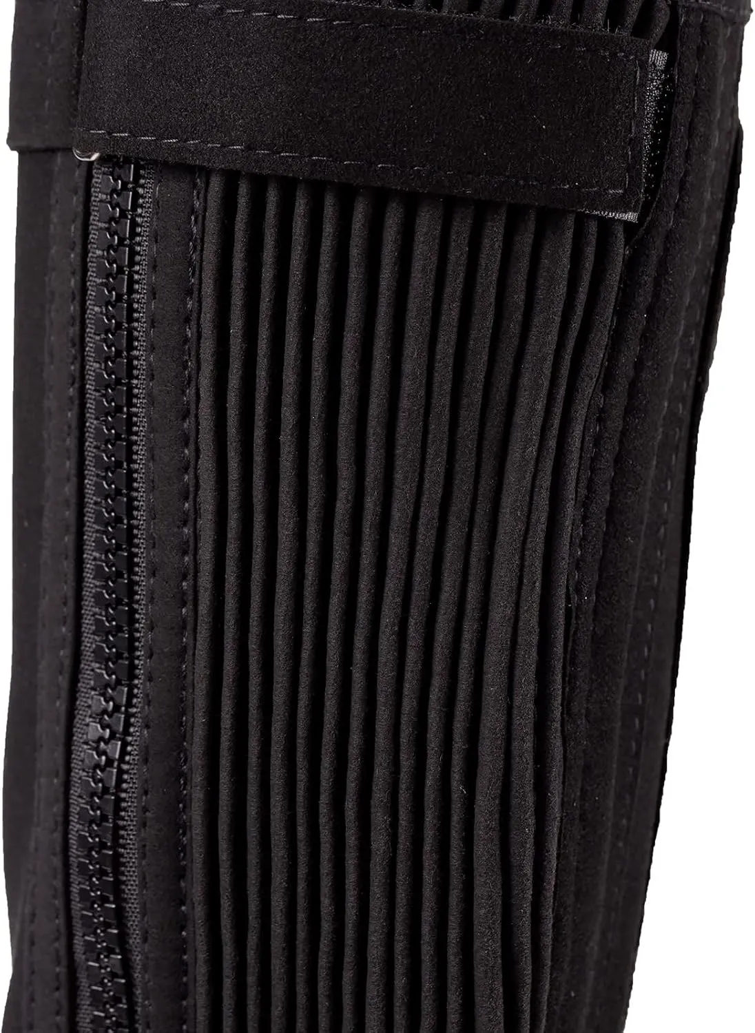 HORZE Amara Adult Equestrian Half Chaps | Synthetic Leather Zip-Up Pair | Accurate Size Chart in Images