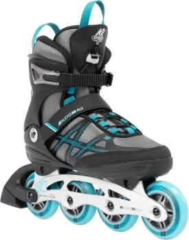 K2 Alexis 80 ALU Gray-Cyan Womens Inline Skates