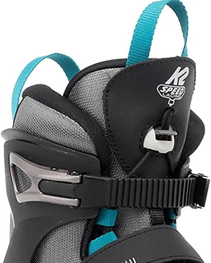 K2 Alexis 80 ALU Gray-Cyan Womens Inline Skates
