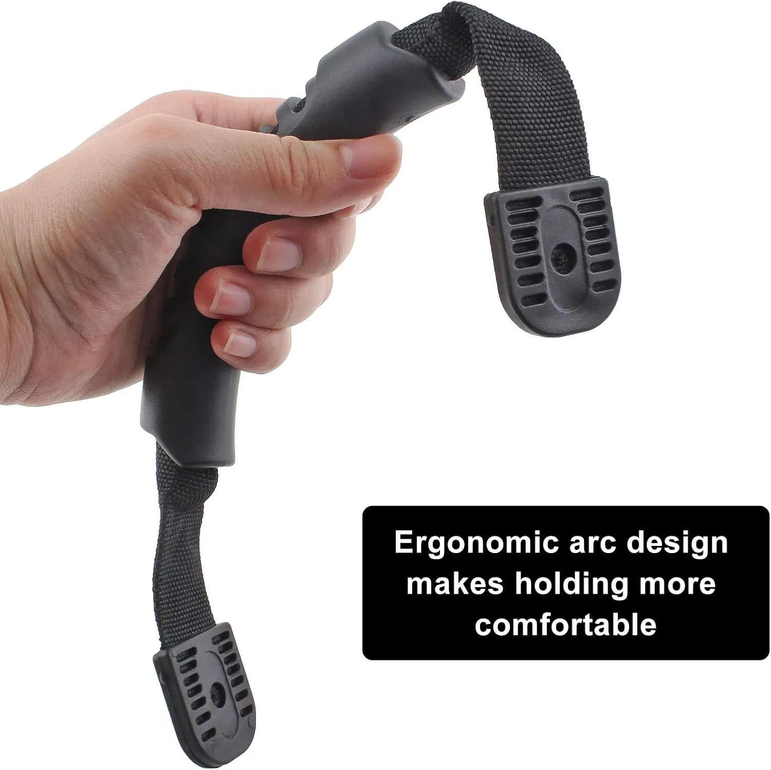 Kayak Carry Handles - Side Mount Replacement With Plastic Buckle for Paddle, Tandem, Canoe Boat & Lifetime Kayaks
