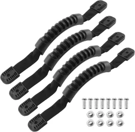 Kayak Carry Handles - Side Mount Replacement With Plastic Buckle for Paddle, Tandem, Canoe Boat & Lifetime Kayaks