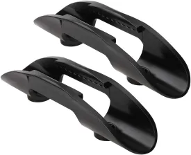 Kayak Paddle Accessories Plastic Paddle Holder Clip Black, Kayak Paddle Clip Universal Kayak Paddle Mount Holder Clip & Fishing Net Clip2 Pcs