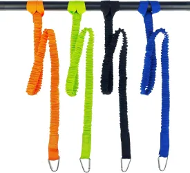 Kayak Paddle Leash Kayak Rod Leash Stretchable Coiled Lanyard Leash for Kayak and Paddles, Fishing Poles Rods