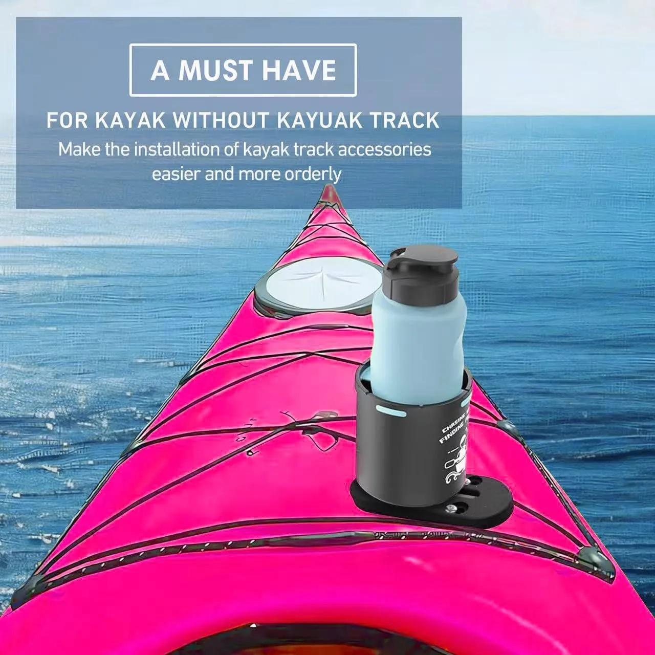 Kayak Track Kayak Low Profile Track,Kayak Rail,Kayak Accessories Mount Track,Kayak Gear Track for Fishing Rod Holder,Kayak Rail Track for Paddle Holders Fish Finder,Cup Holder,Anchor Cleats