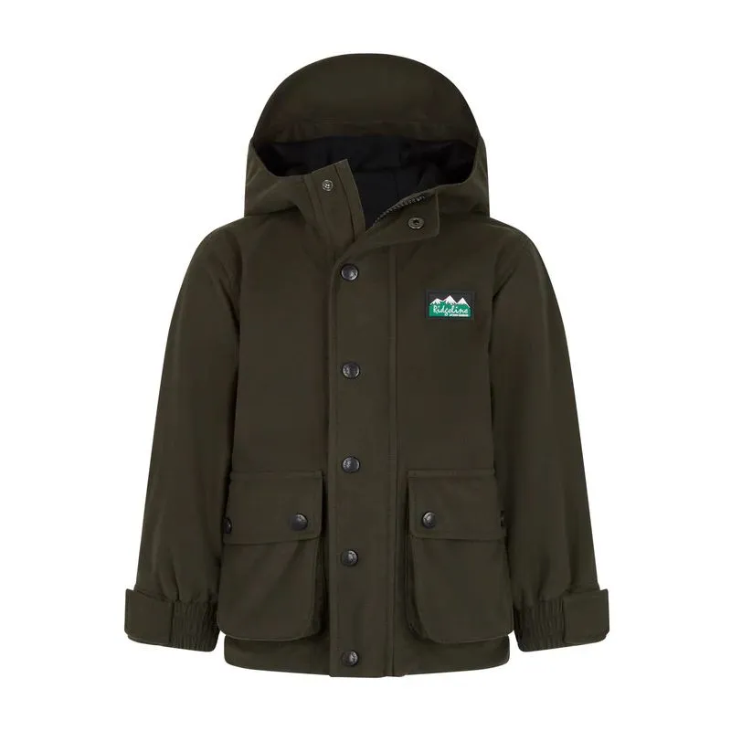 Kids Spiker Jacket In Olive