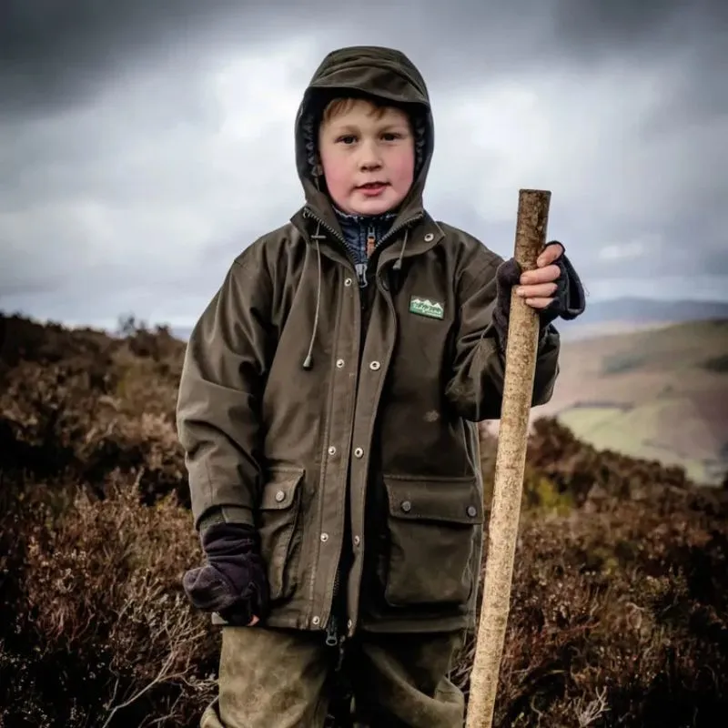 Kids Spiker Jacket In Olive