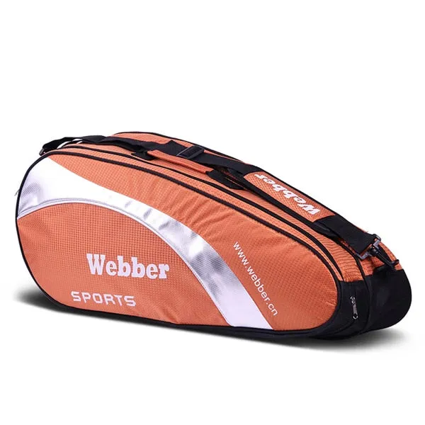 Large Designer Tennis Bag Backpack Rackets Bags for Professional Sport Competition