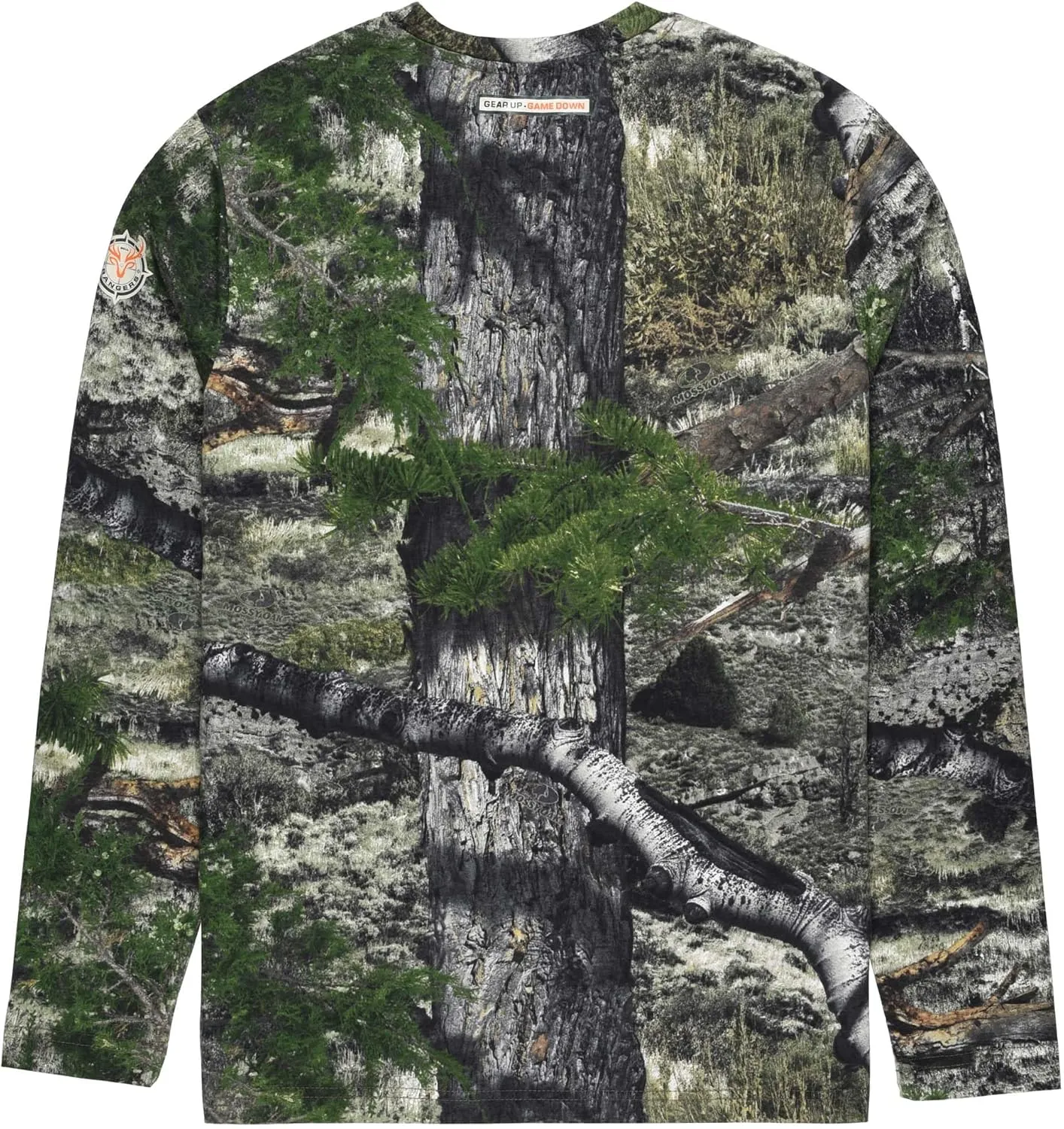 Long Sleeve Camo Crewneck Tee Shirt for Men and Women