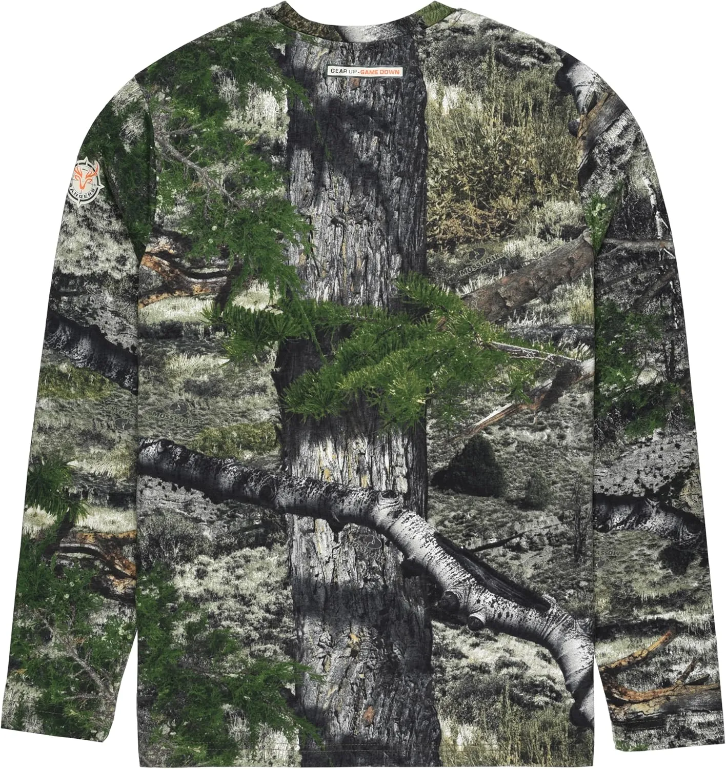 Long Sleeve Camo Crewneck Tee Shirt for Men and Women