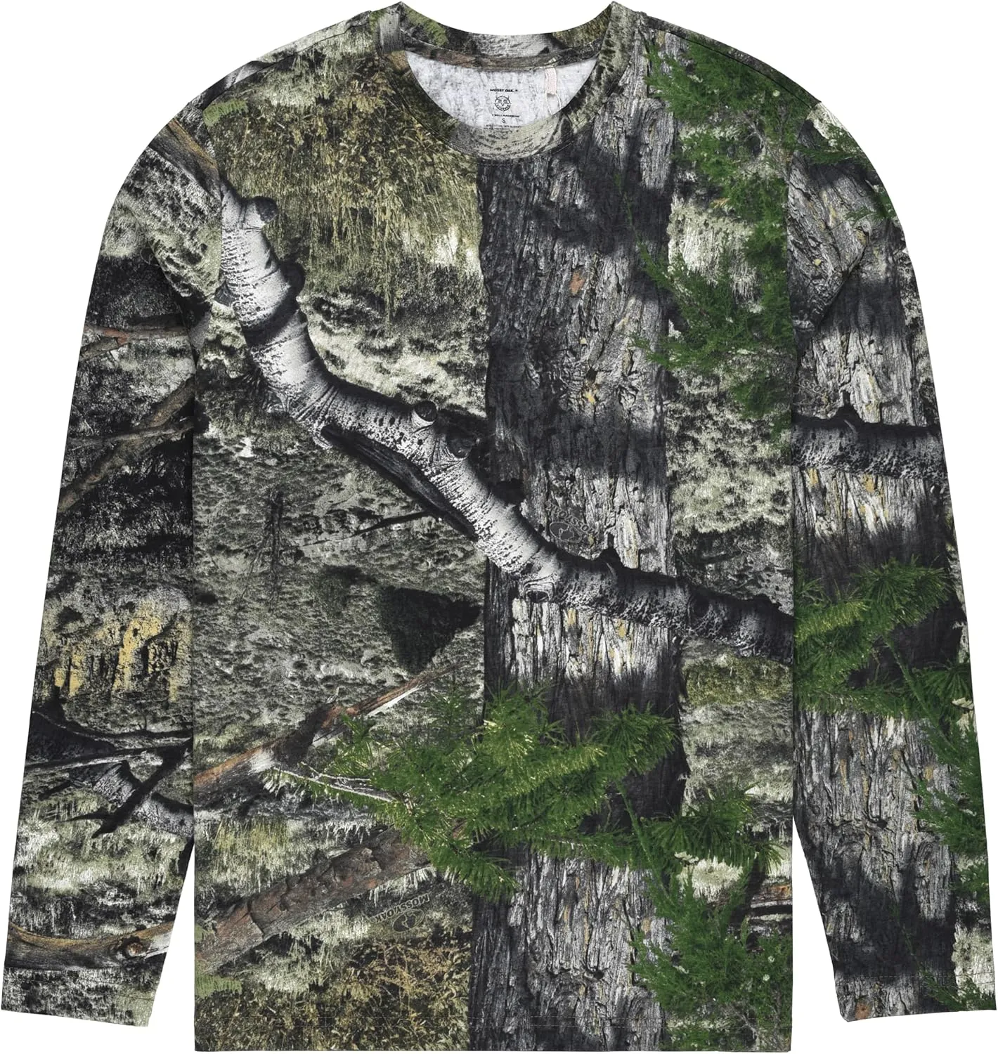 Long Sleeve Camo Crewneck Tee Shirt for Men and Women