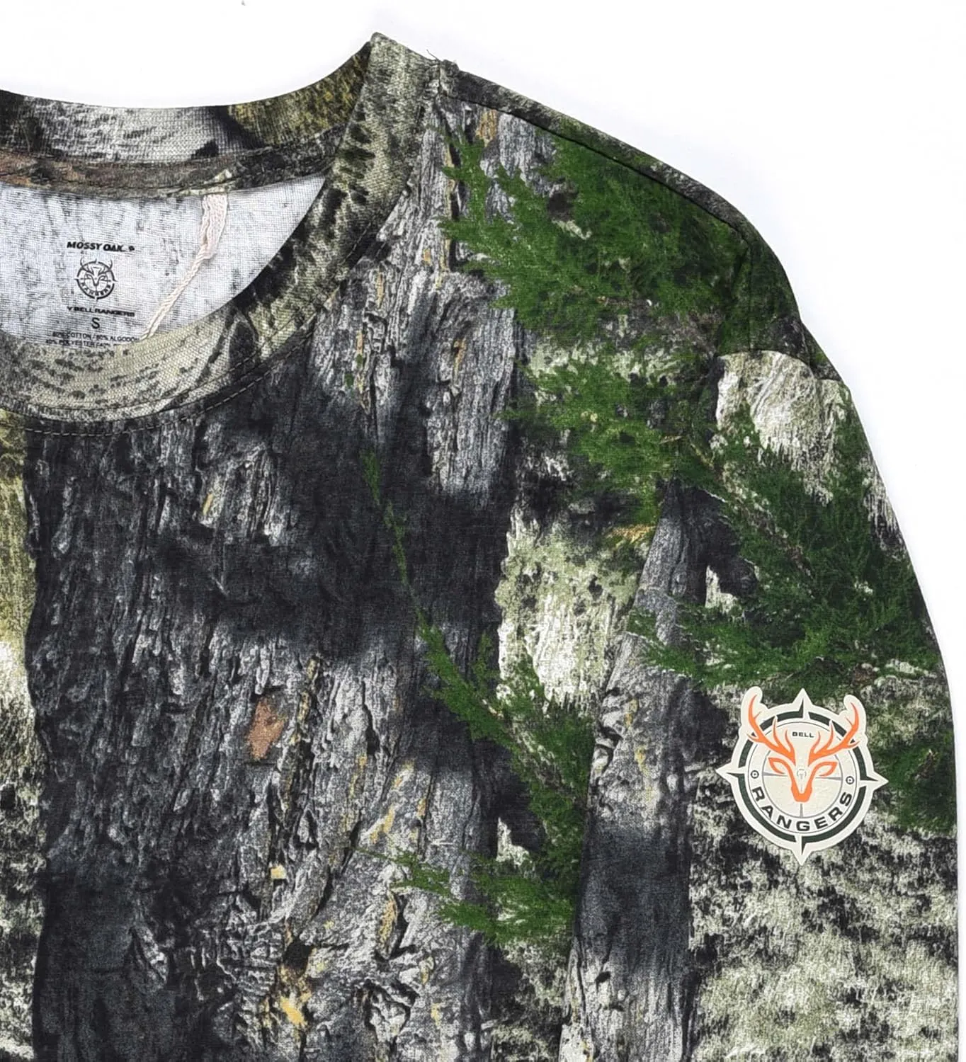 Long Sleeve Camo Crewneck Tee Shirt for Men and Women