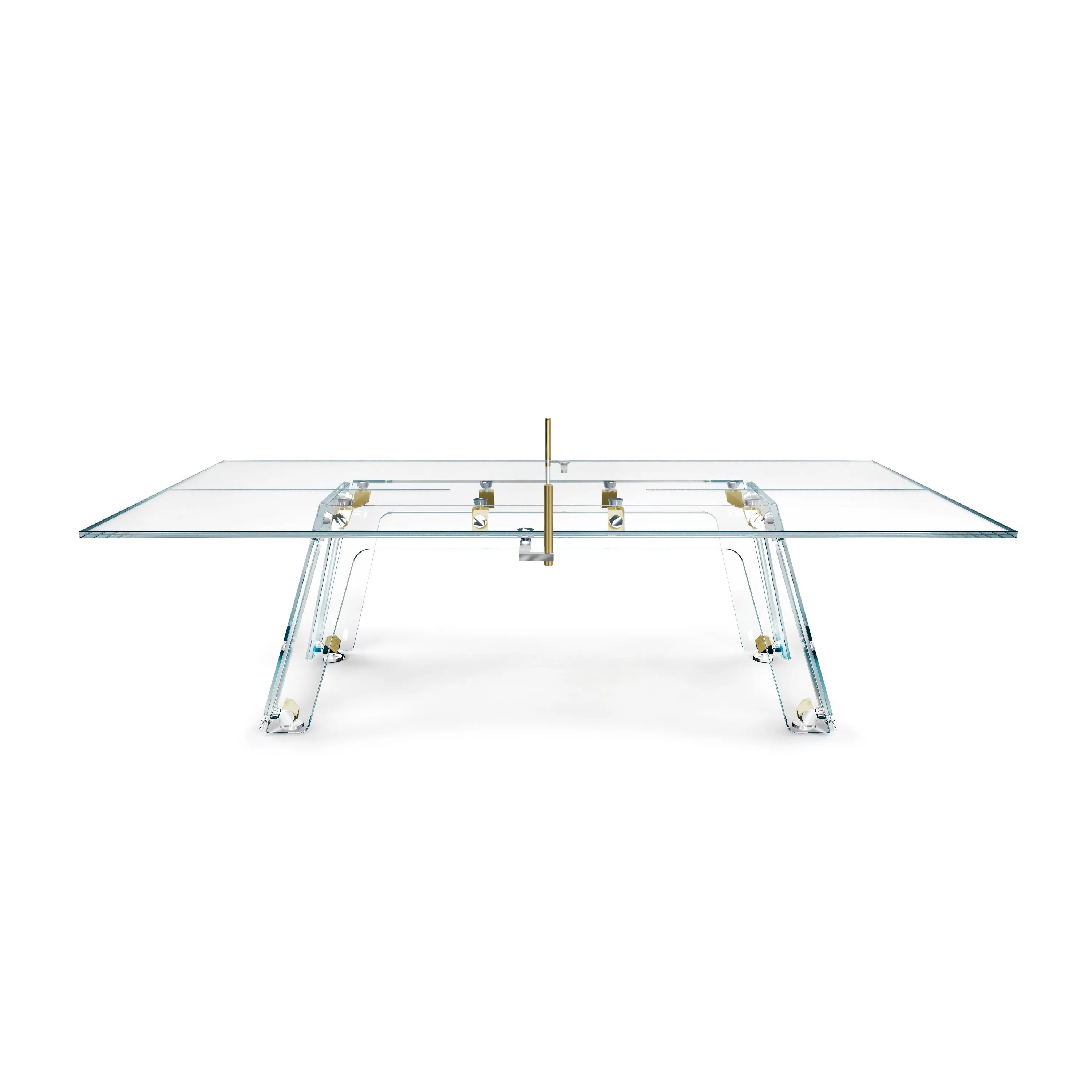 Lungolinea Gold Glass Table Tennis
