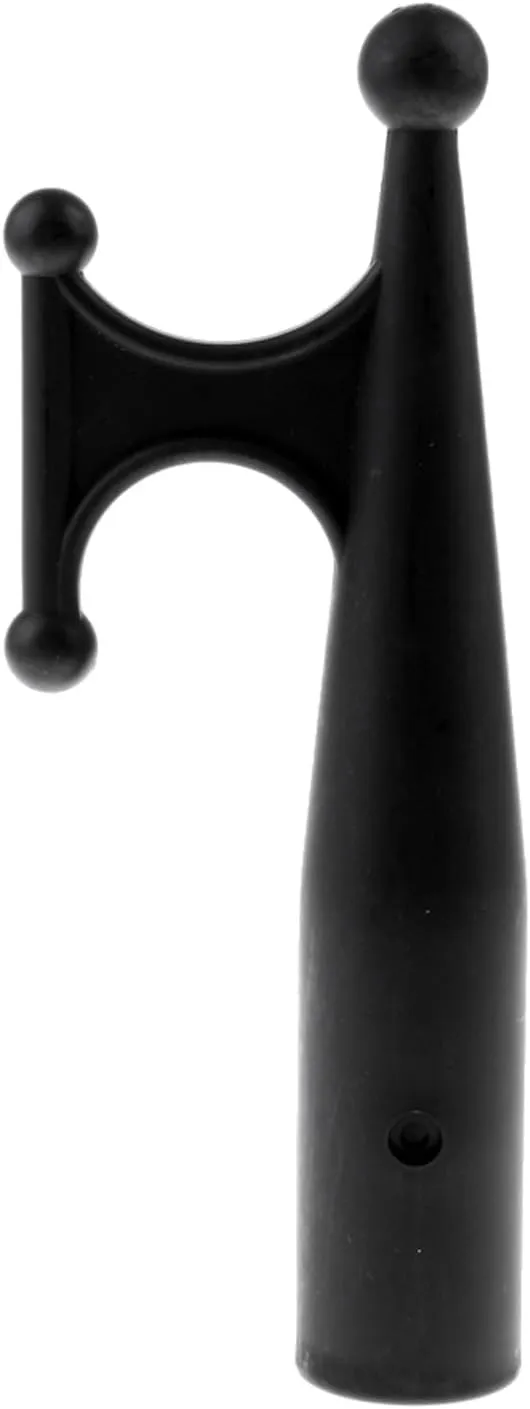 Marine Accessories Black Nylon Marine Boat Hook Replacement Top 1 Inch Durable Marine Hardware Accessory for Boat Kayaks Raft Docking
