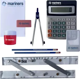 Mariners Chart Plotting Tool Kit - Marine Navigation Equipment, Weems and Plath Parallel Rulers, Dividers & Accessories for Nautical Charts, Sailing and Boating Exam Preparation
