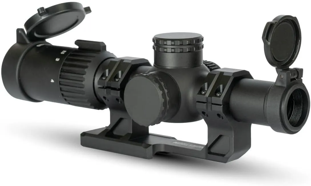 Monstrum Banshee 1-4x20 LPVO Rifle Scope with Offset Scope Mount