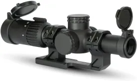 Monstrum Banshee 1-4x20 LPVO Rifle Scope with Offset Scope Mount