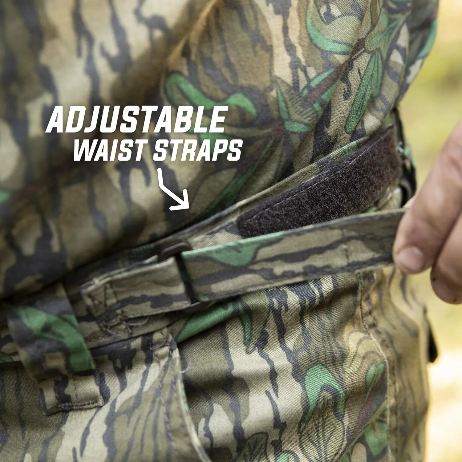 Mossy Oak Men's Hunting Pants Camo Cotton Mill Flex