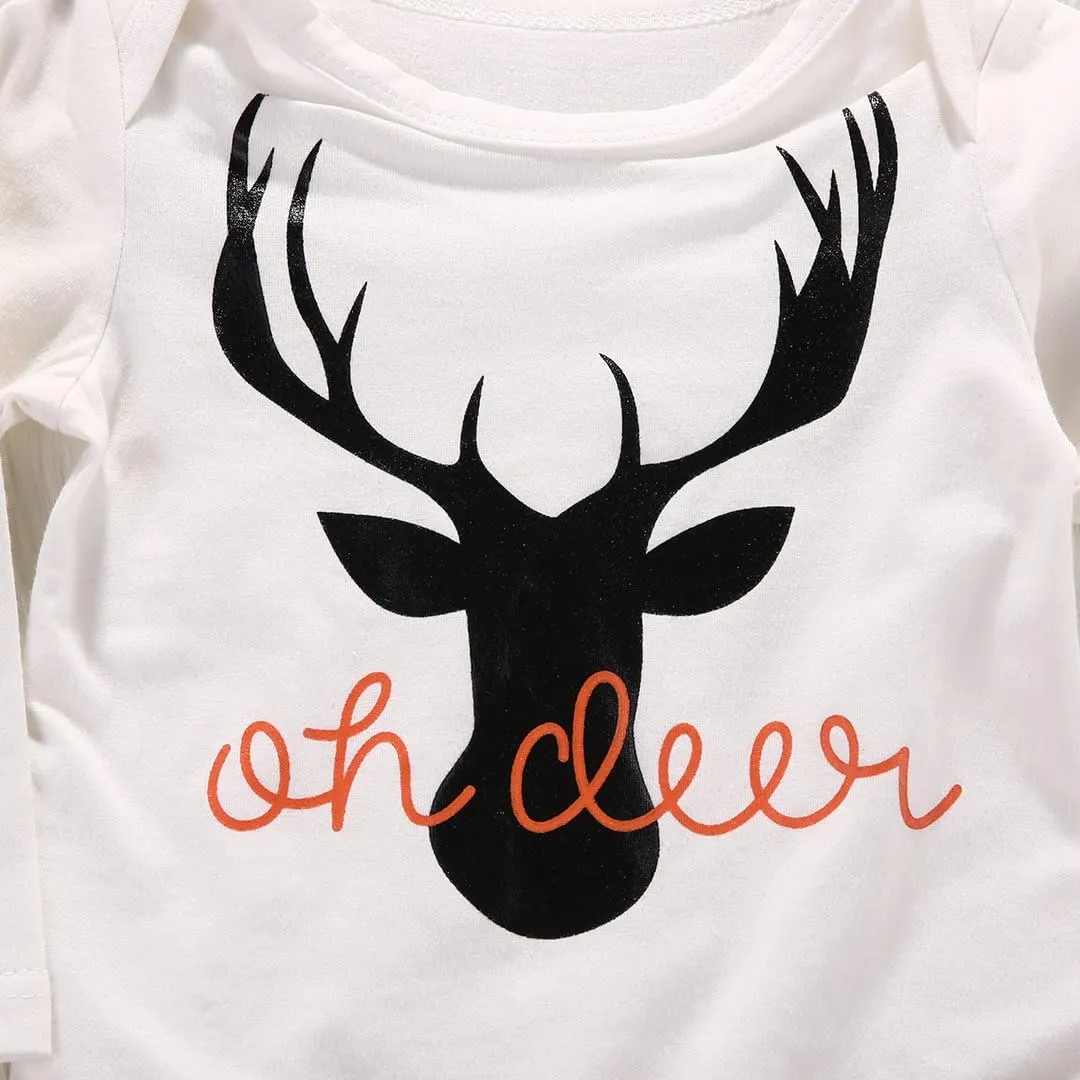 Newborn Baby Boy Clothes Long Sleeve Romper Onesie Camo Pants with Hat Infant Outfit