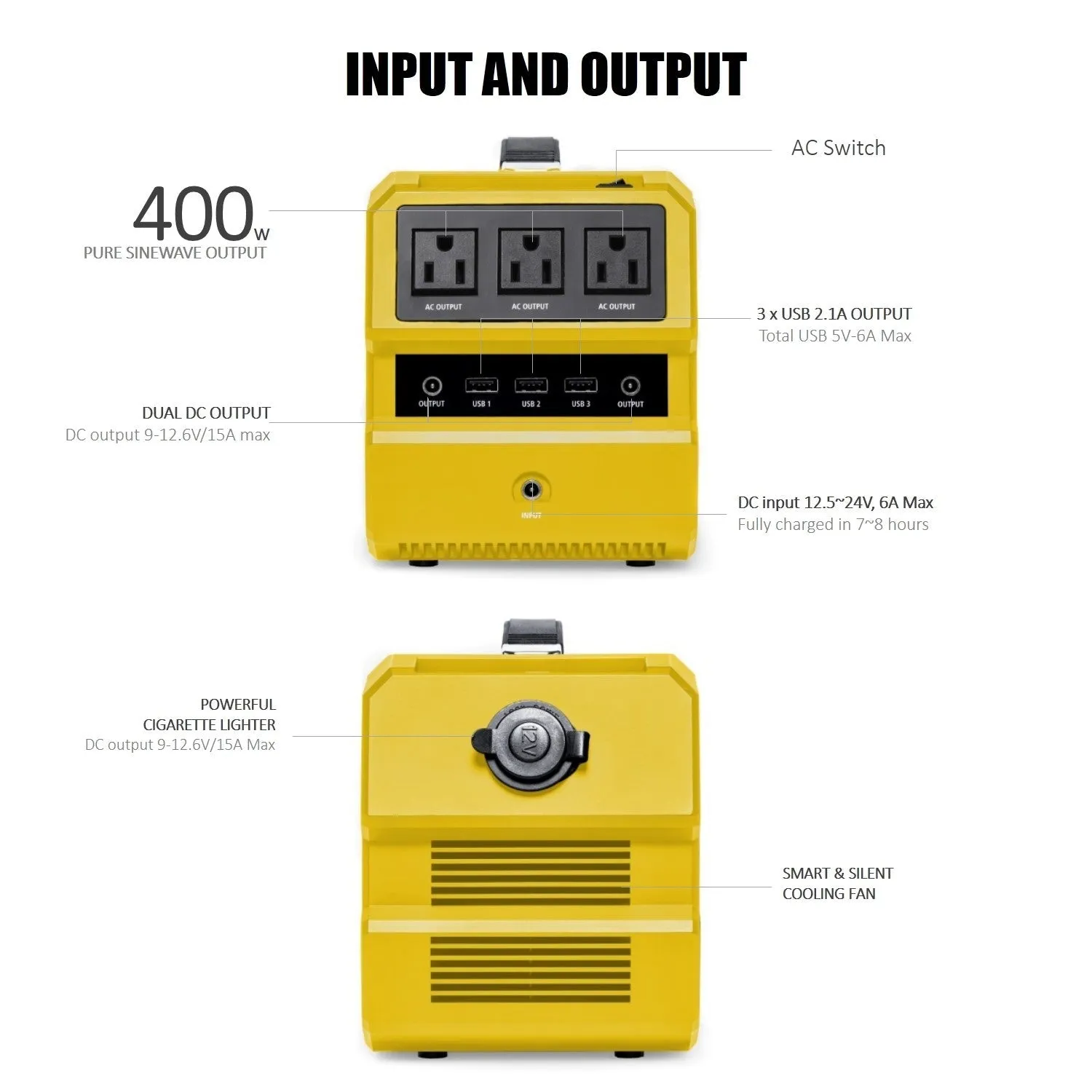 Nomad 400W 444Wh Portable Power Station