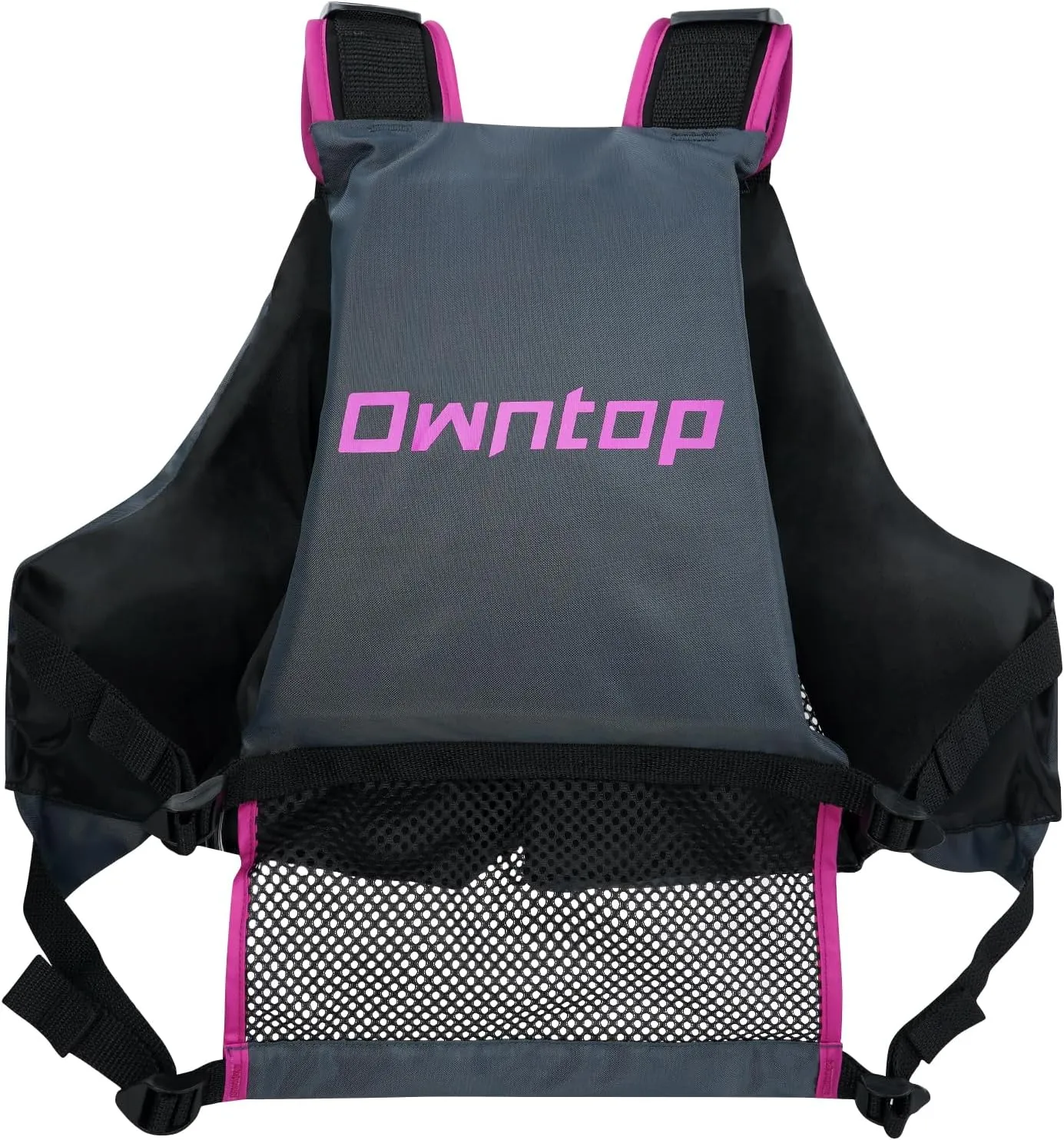 Owntop Adult Swim Vest | Excellent Buoyancy | High Mesh Back | Float Jacket for Kayaking, Boating, Fishing, Paddle Sports