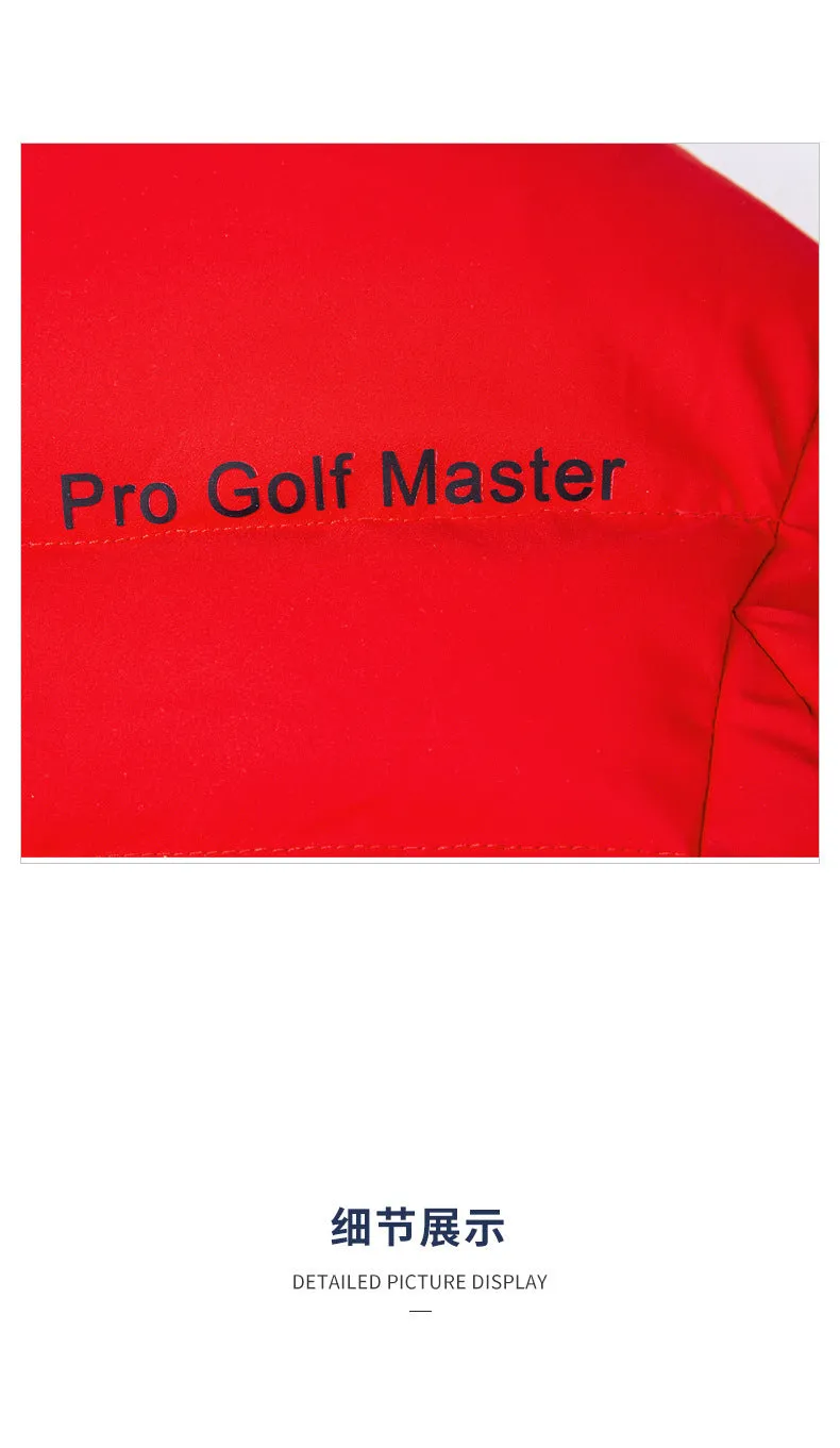 PGM YF520 ladies warm golf jackets wholesale duck down full zip women logo golf jacket
