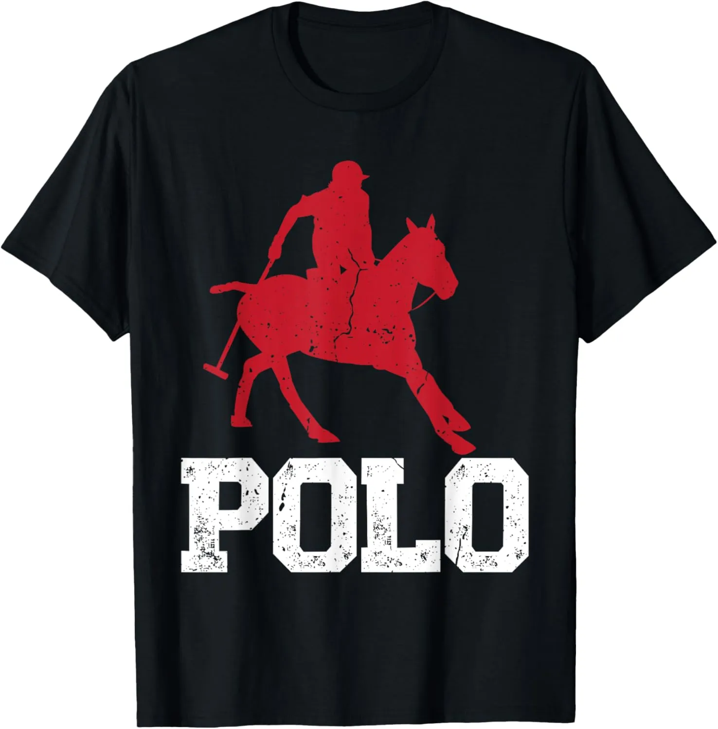 Polo Players Horseback Riding Horse Equestrian Sports T-Shirt