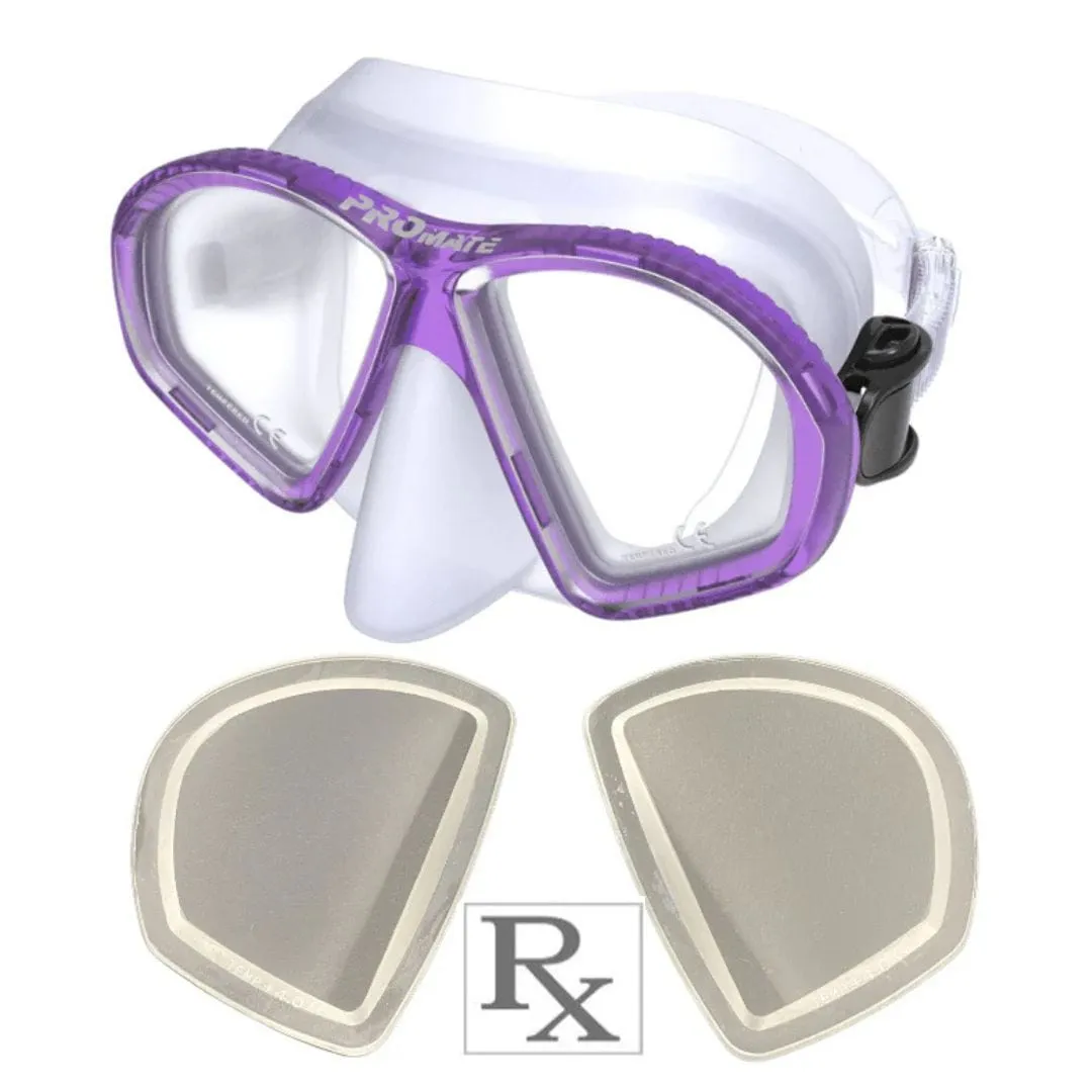 Promate Spectrum Adult Scuba Dive Prescription Snorkeling RX Mask - MK299 RX