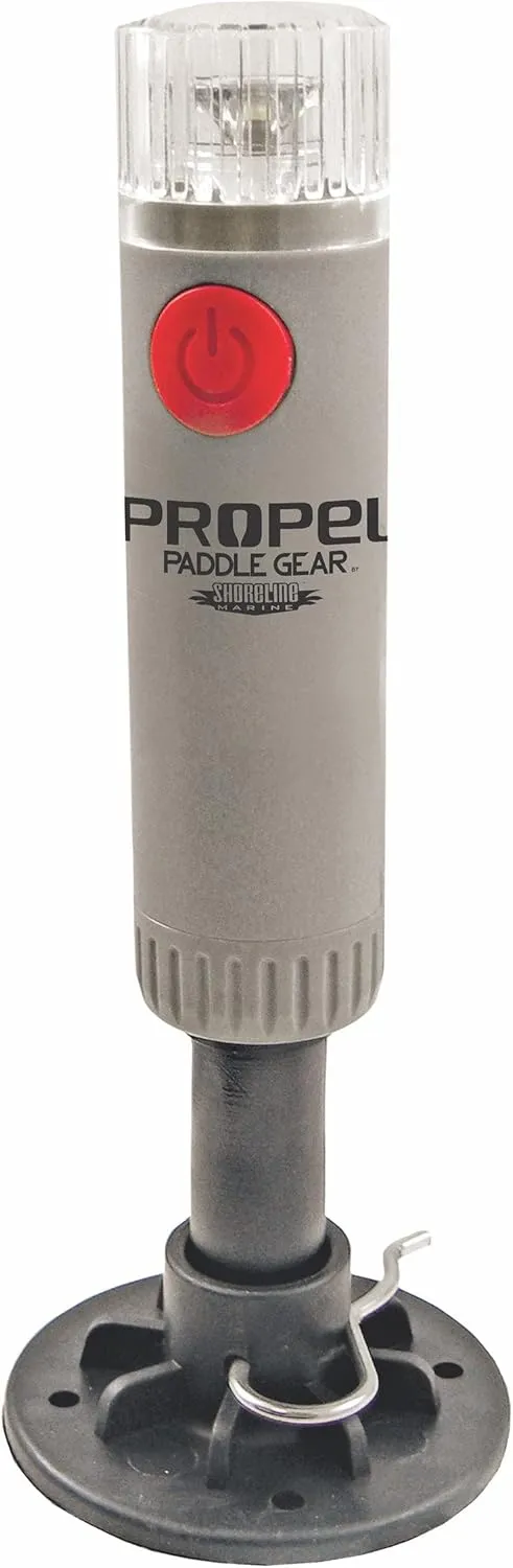 PROPEL PADDLE GEAR BY SHORELINE MARINE Portable Safety Strobe Light for Kayak & Boats | 3 Modes | 360 Degrees Light Output | Water Resistant Switch | Heavy Duty Locking Pin | Boating Accessory