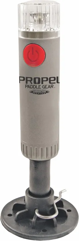 PROPEL PADDLE GEAR BY SHORELINE MARINE Portable Safety Strobe Light for Kayak & Boats | 3 Modes | 360 Degrees Light Output | Water Resistant Switch | Heavy Duty Locking Pin | Boating Accessory