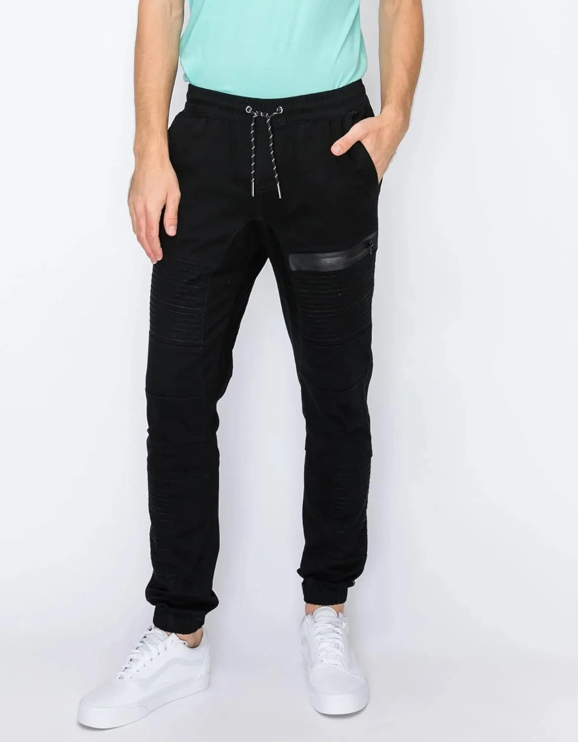 RING OF FIRE Men's Leftout Moto Joggers