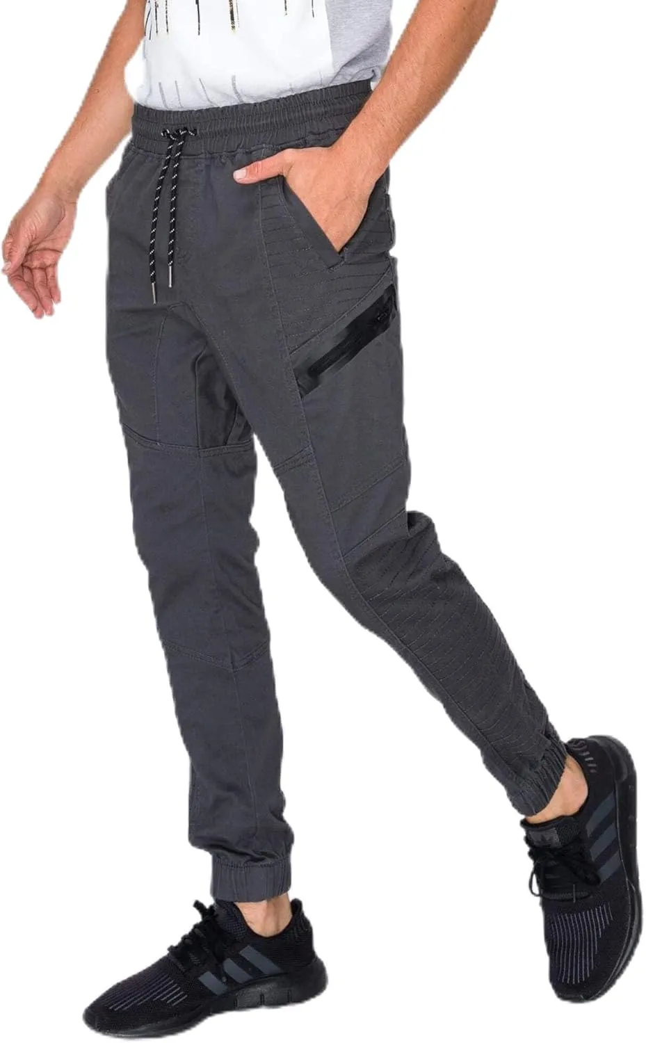 RING OF FIRE Men's Leftout Moto Joggers
