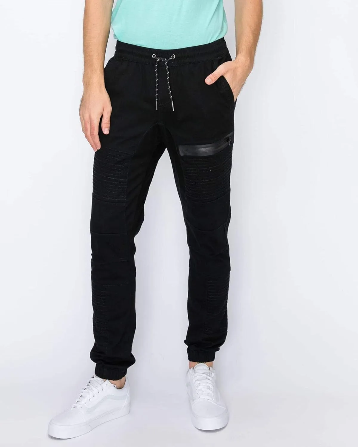 RING OF FIRE Men's Leftout Moto Joggers