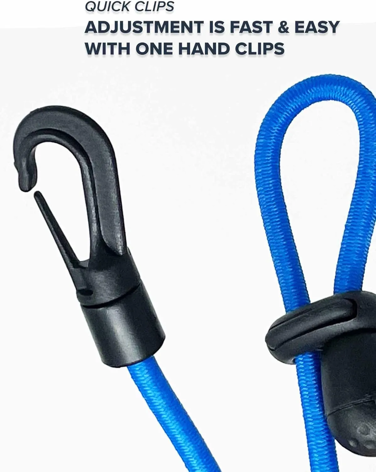 Rogue Endeavor Rod Leash & Paddle Leash Kit, set of 2, Kayak Fishing & Paddle Boarding- 48" Shock Cord Bungee, Quick Release Clip, Neoprene Lined Strap and Carrying Bag (set of 2)