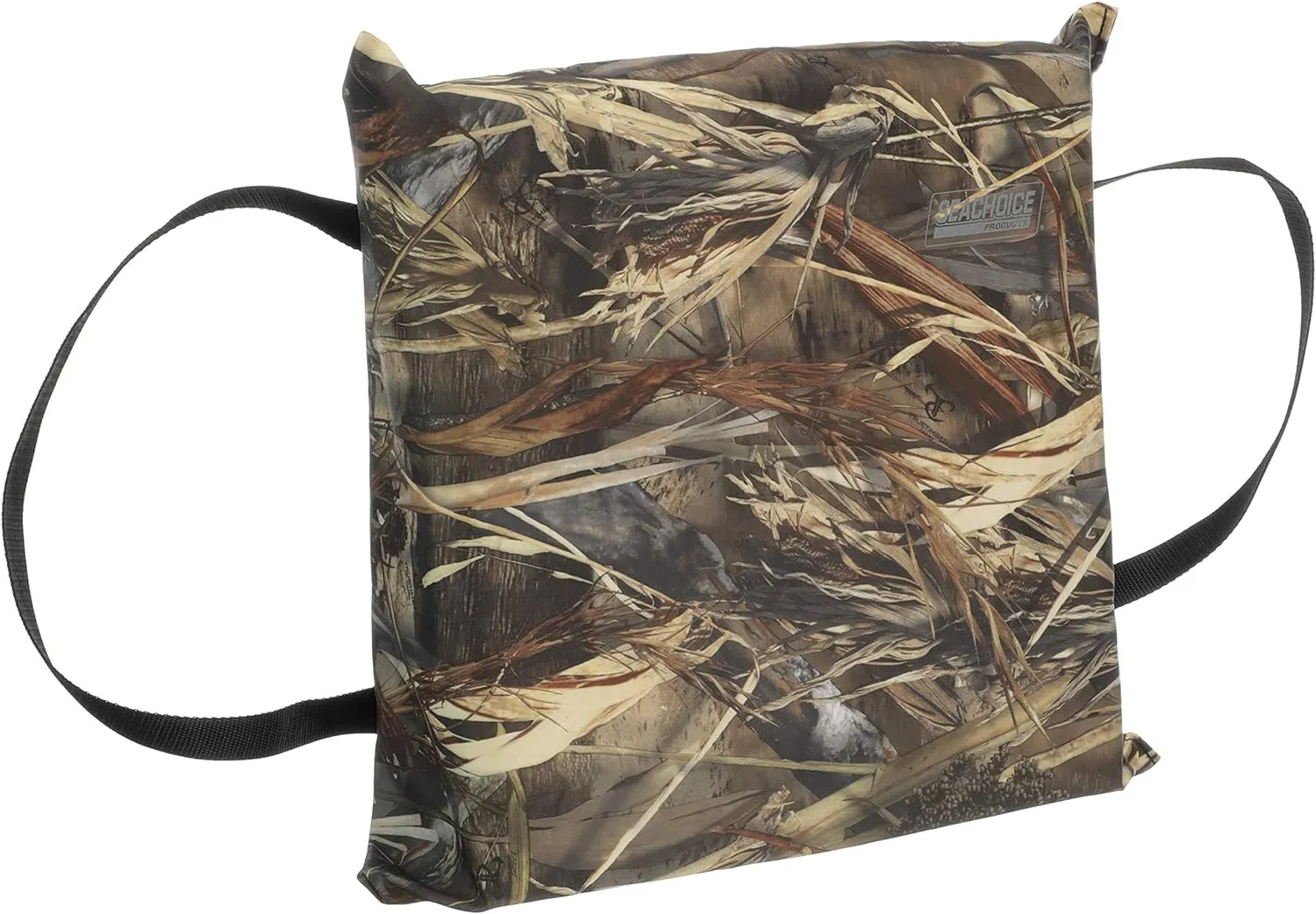 Seachoice Emergency Marine Foam Flotation Cushion, Square, 15 in. X 15 in, Camouflage