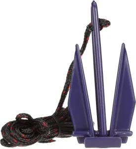 Seachoice PWC Fluke Anchor Kit, Vinyl Coated Fluke Anchor, 25 Ft. Anchor Line and Storage Bag