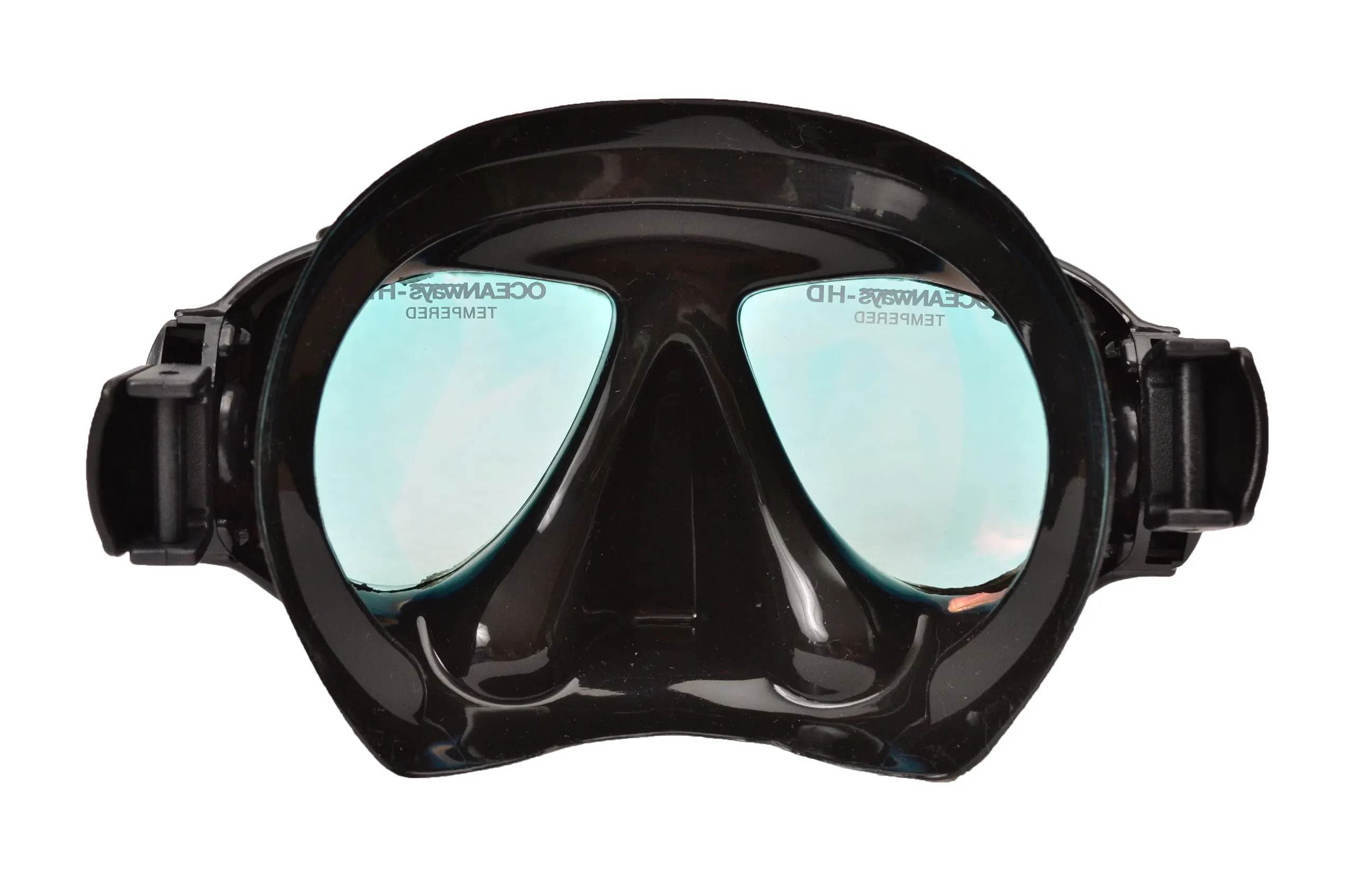 SeaDive Oceanways OceanCat-HD High Definition w/Anti-UV/Glare w/Anti-Fog Scuba/Spearfishing Dive Mask (OM964BKSFF)