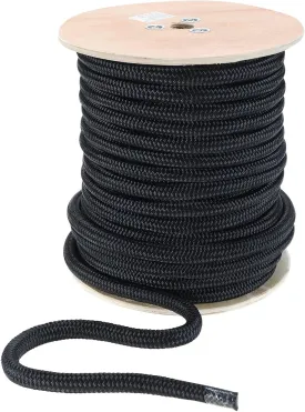 SearQing Double Braid Nylon Anchor Rope 3/4 Inch x 150 Feet, High Strength Anchor Line, Tensile Strength: 9500 LBS