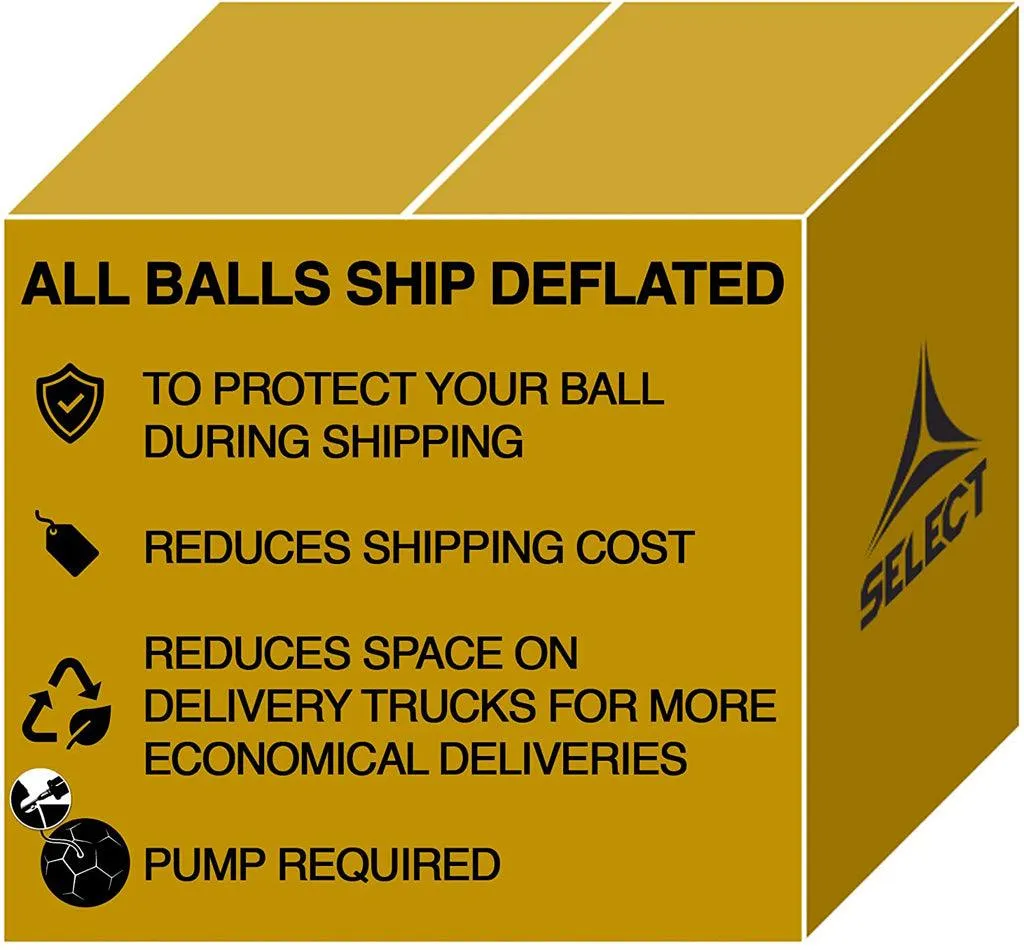 Select Bundle of 5 Viking DB V22 Soccer Ball White/Yellow/Black Size 5 NFHS,NCAA Approved