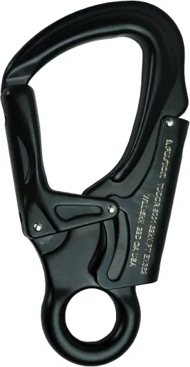 Snap Auto Locking Carabiner 32KN - Fusion Climb Tudor - Professional Rock Climbing Carabiner - Heavy Duty Steel Clip - Snap Locking Carabiner for Climbing, Rappelling, D Shaped - UIAA ANSI Compliant