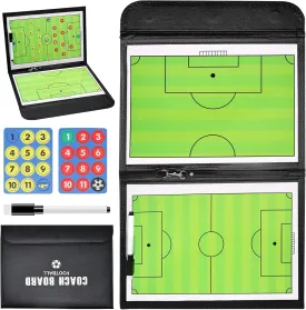Soccer Coach Board,LCD Tactic Coaching Board,Digital Football Coaching Board,Writing Tablet Blackboard LCD Tactical Board with Stylus Pen for Strategy Planning and Training