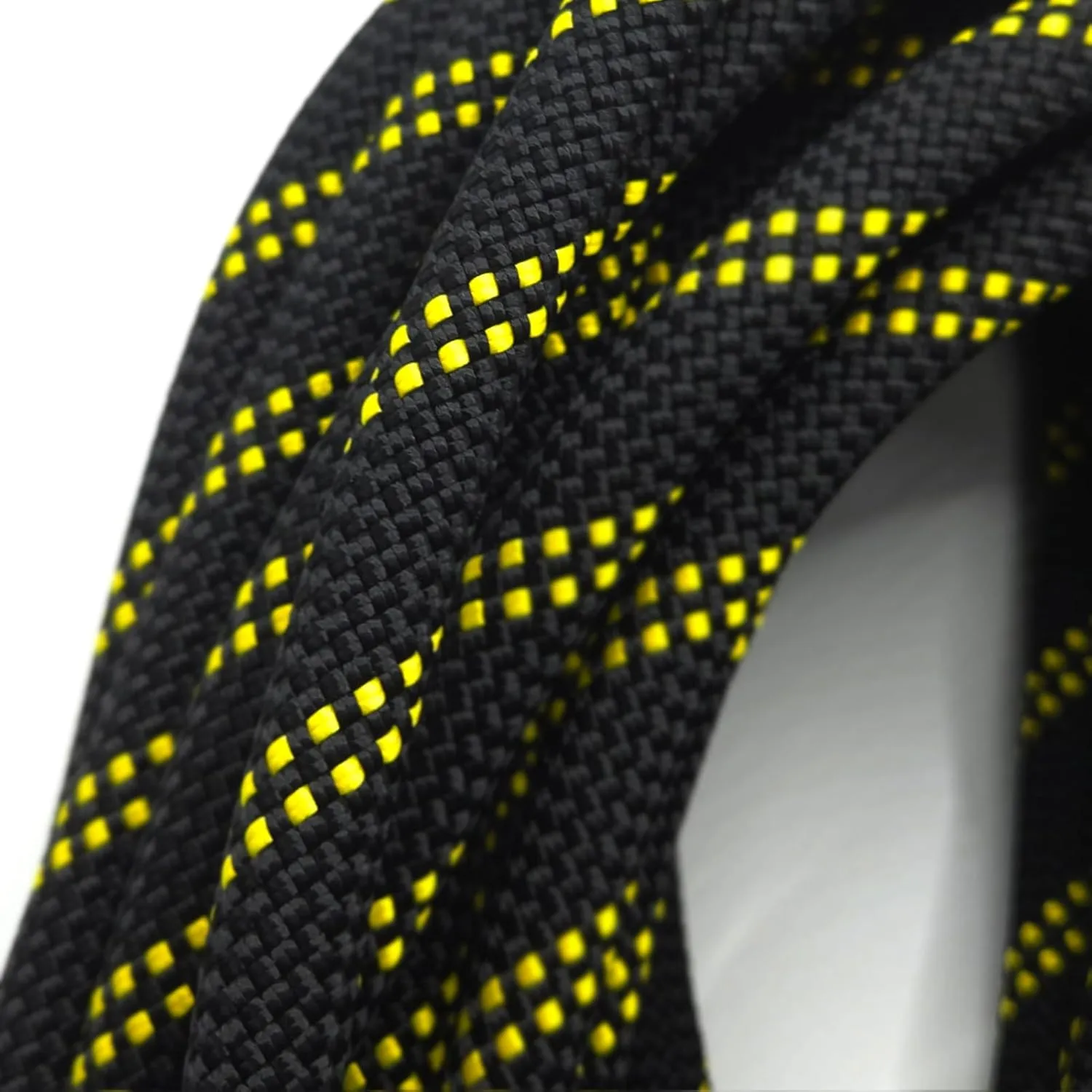 Static Climbing Rope 10.5mm UIAA Static Line Rappelling Rope Nylon Kern Mantle Rope for Escape Rope Rock Climbing, Mountain Tree Climbing, Hauling, Rescue