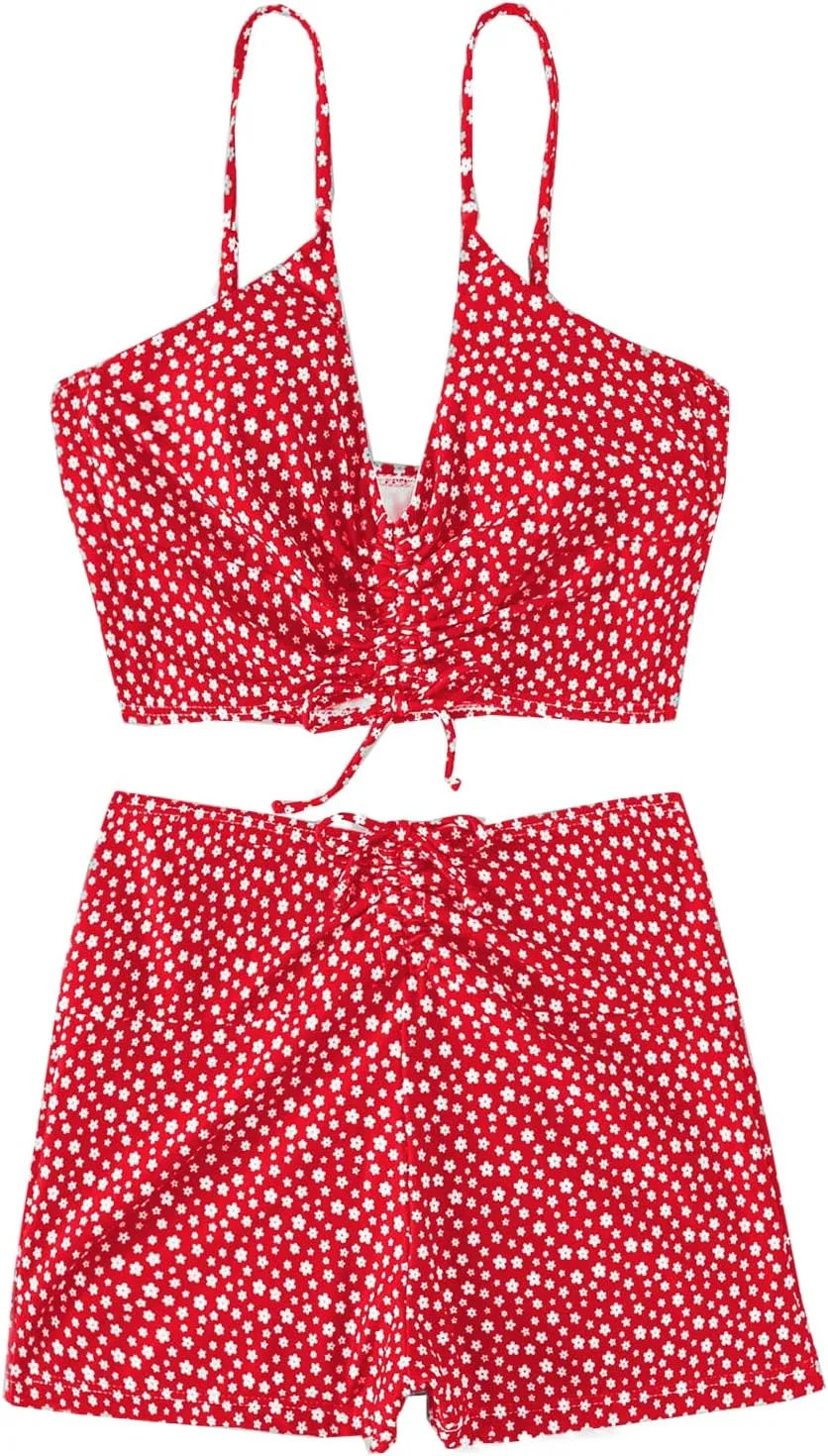 Swmmer Liket High Waisted Bikini Sets for Women Boy Shorts Swimsuits Sporty Bathing Suit