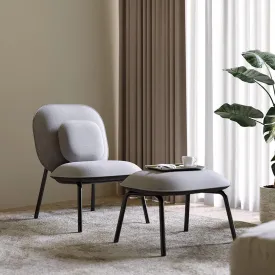 Tasca - Lounge chair & Ottoman, Standard fabric