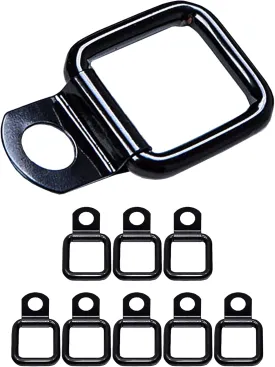 Tie Down D Ring Set, Easy-to-Install Truck Tie Downs, Compatible w/Cargo Cover Mounts, Heavy-Duty Bronco Accessories for Pickups, Trailers, Truck, Trailer, Camper, Boat and More, 8 Pack - GPCA