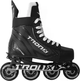 TronX Stryker Adjustable Senior Intermediate Junior Youth Roller Inline Hockey Skates, New for 2024