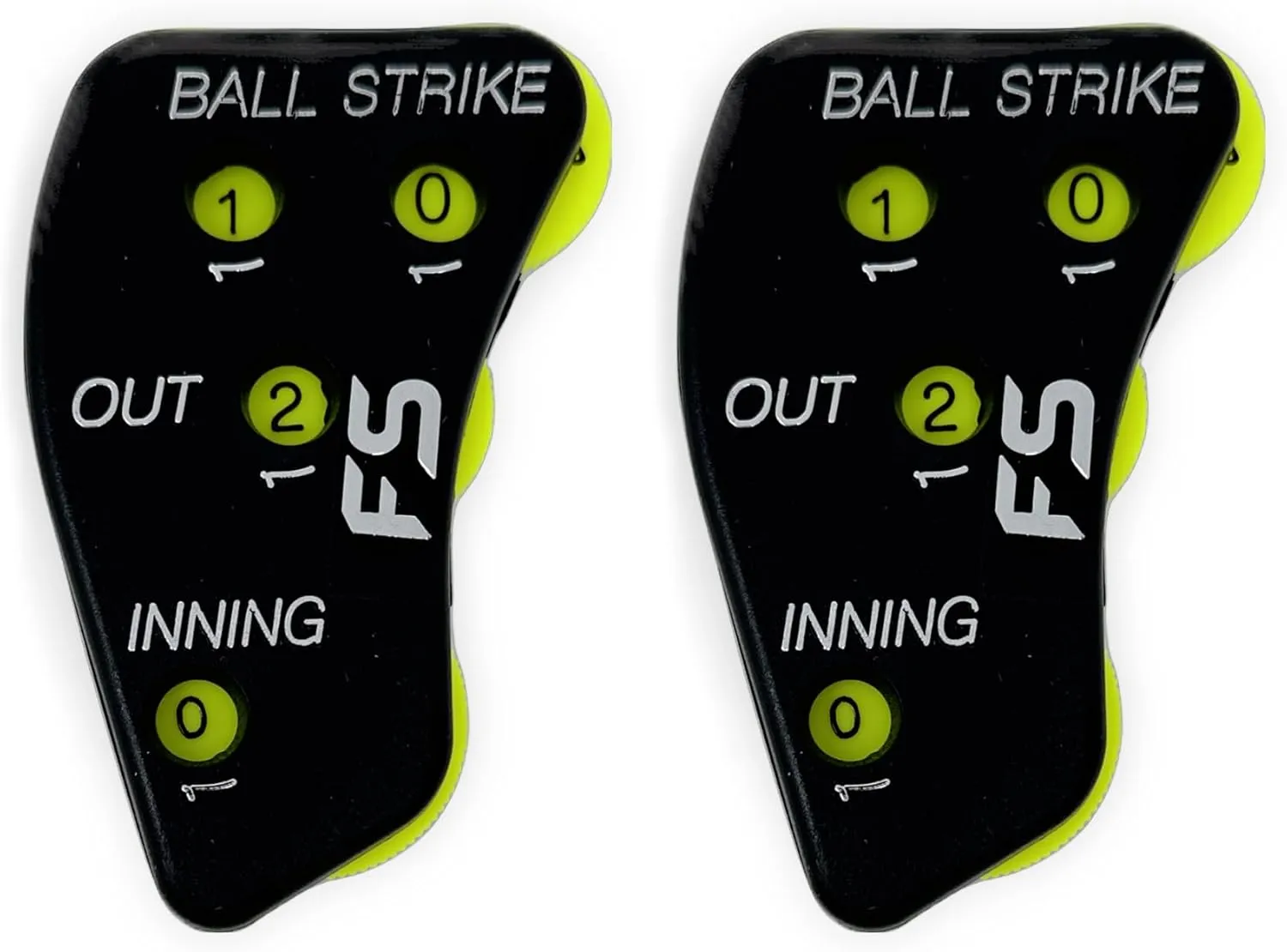 Umpire Indicator - Baseball Clicker Counter - Softball Pitch Count Clicker with 4 Dials - Ball and Strike Umpire Clicker - Balls, Strikes, Outs, and Innings Tracker for Ump
